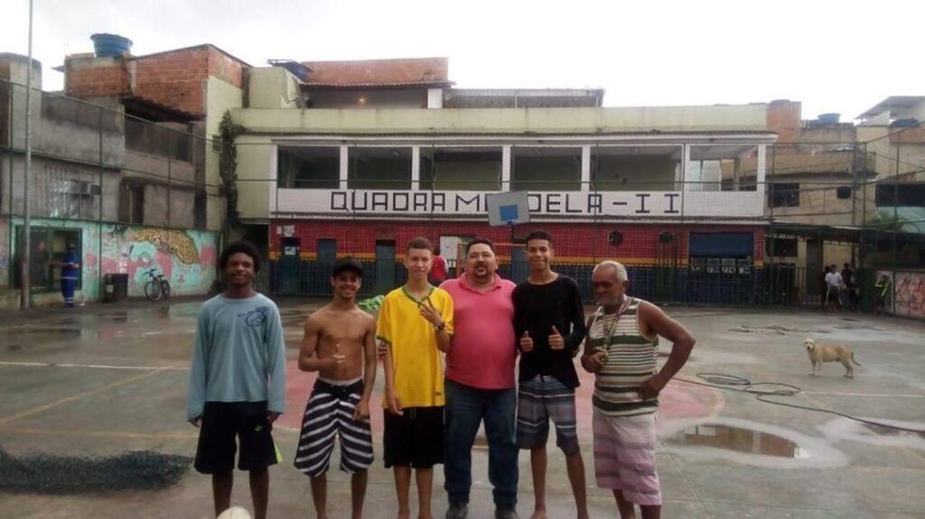 Quadra do Mandela em Manguinhos. Foto: Reprodução